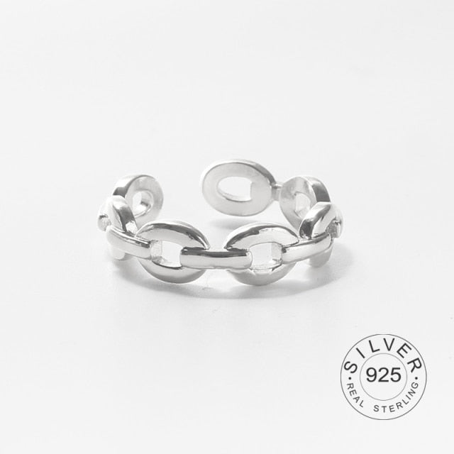 925 Sterling Silver Resizable Ladies Fashion Ring Collection
