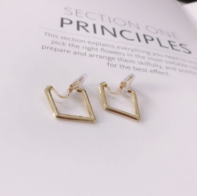 Gold Clip on Earring Collection