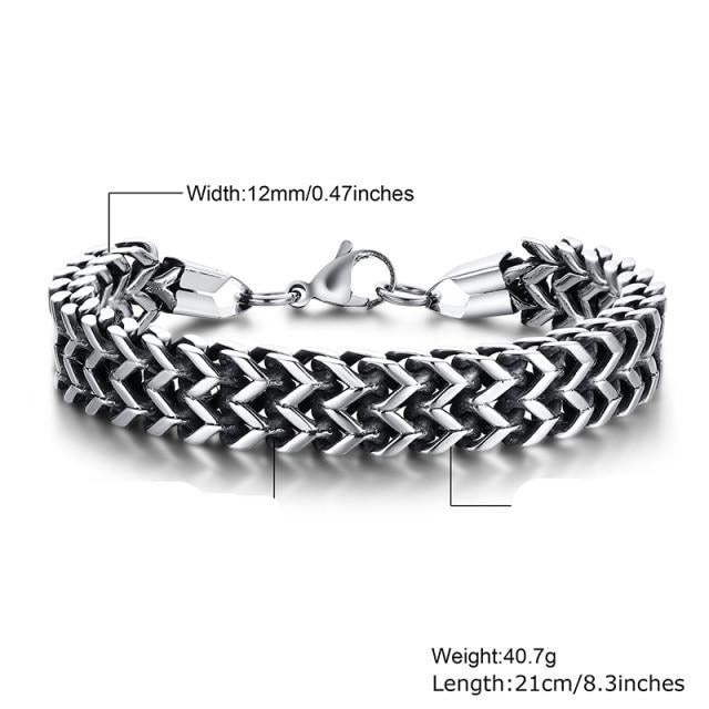 Link Chain Hexa Bar Bracelet