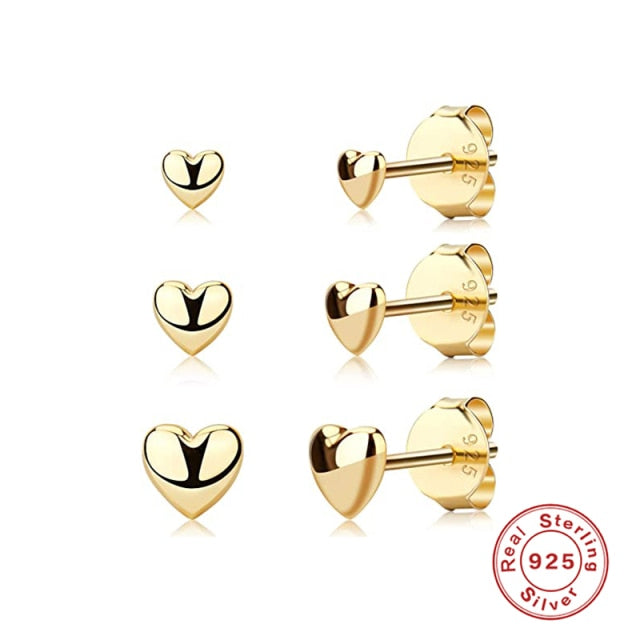 Sterling Silver Tragus Ear Lobe Stud Earring Collection