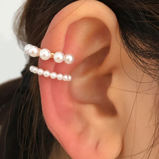 Crystal Ear Clip & Cuff Combinations
