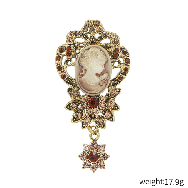 Vintage Victorian Themed Brooch Collection