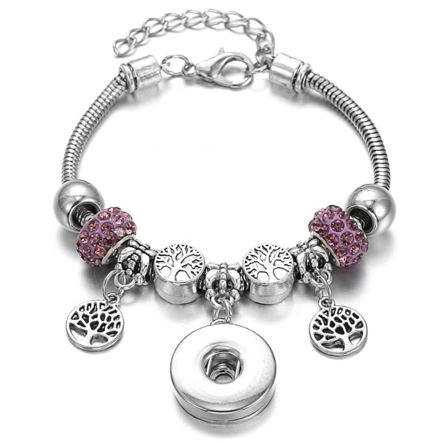 Women's Silver Tree of Life Charm Bracelet Collection