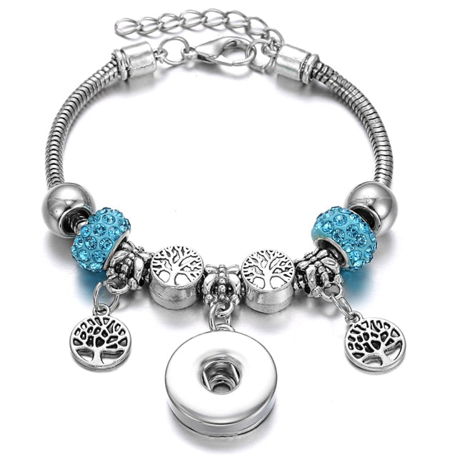 Women's Silver Tree of Life Charm Bracelet Collection
