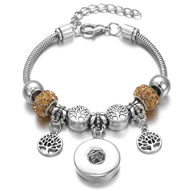 Women's Silver Tree of Life Charm Bracelet Collection