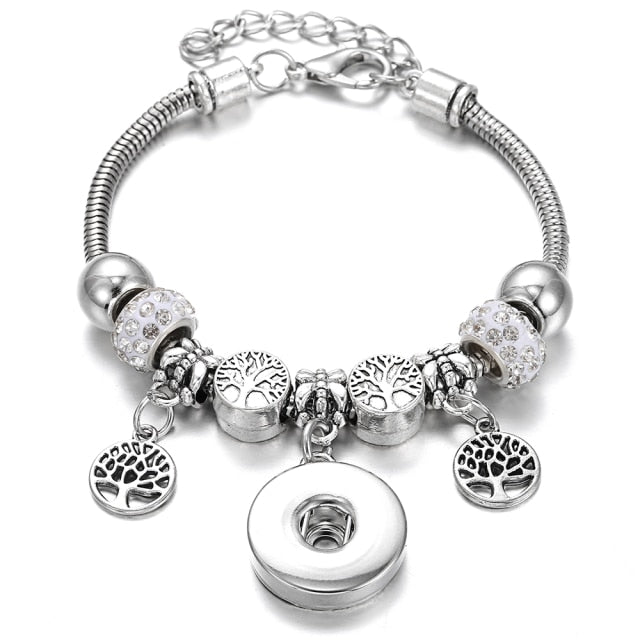 Women's Silver Tree of Life Charm Bracelet Collection