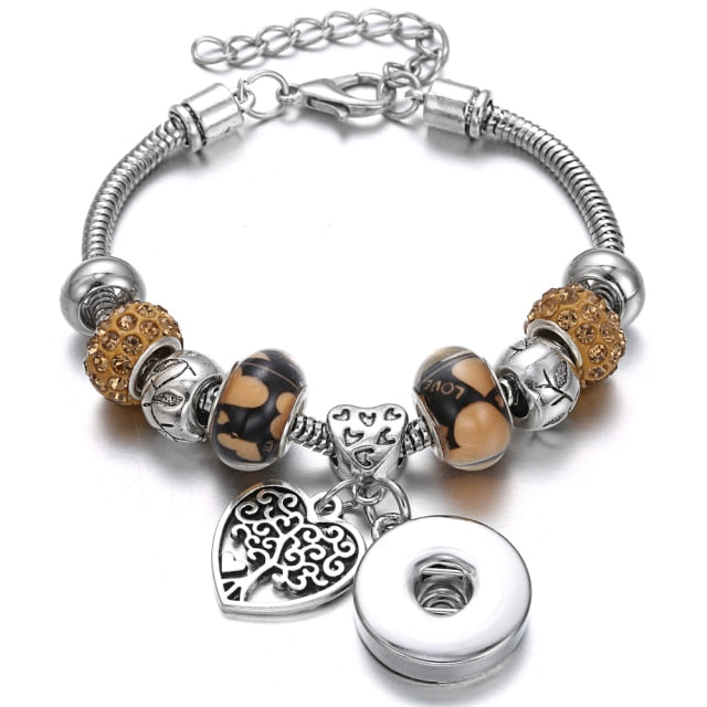 Women's Silver Tree of Life Charm Bracelet Collection