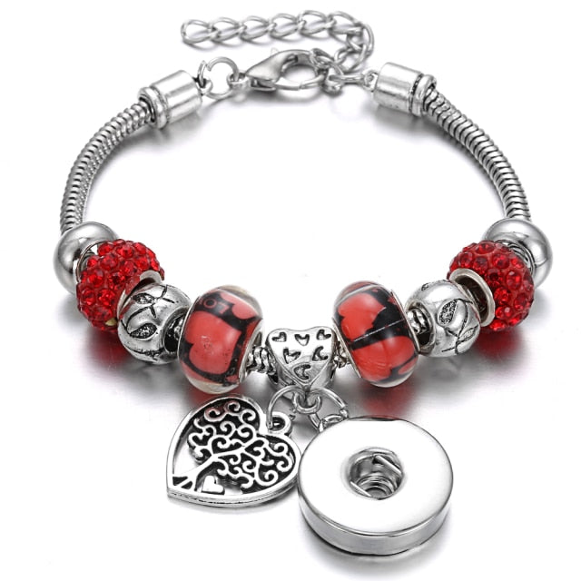 Women's Silver Tree of Life Charm Bracelet Collection