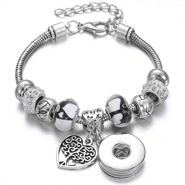 Women's Silver Tree of Life Charm Bracelet Collection