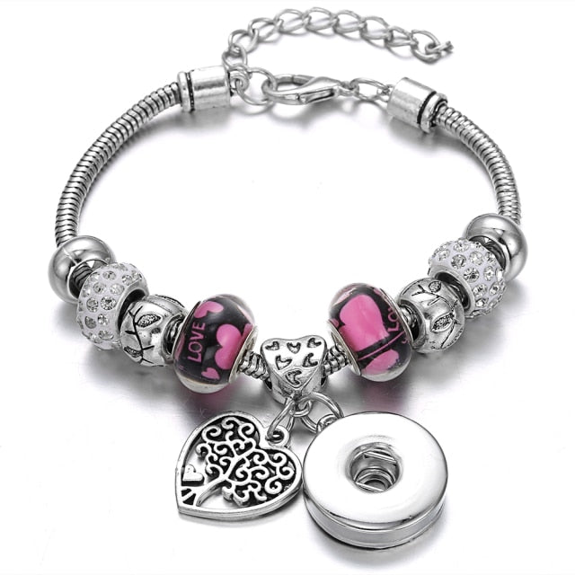 Women's Silver Tree of Life Charm Bracelet Collection