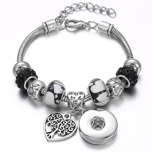 Women's Silver Tree of Life Charm Bracelet Collection