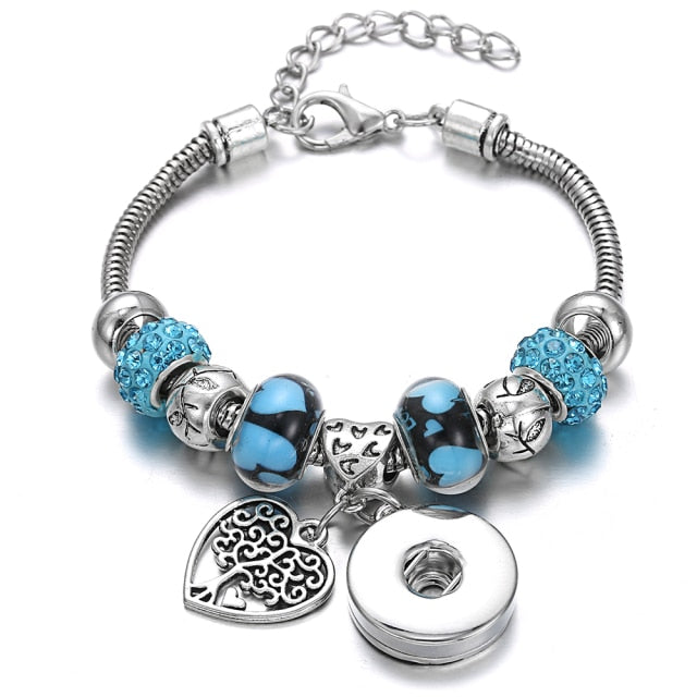 Women's Silver Tree of Life Charm Bracelet Collection