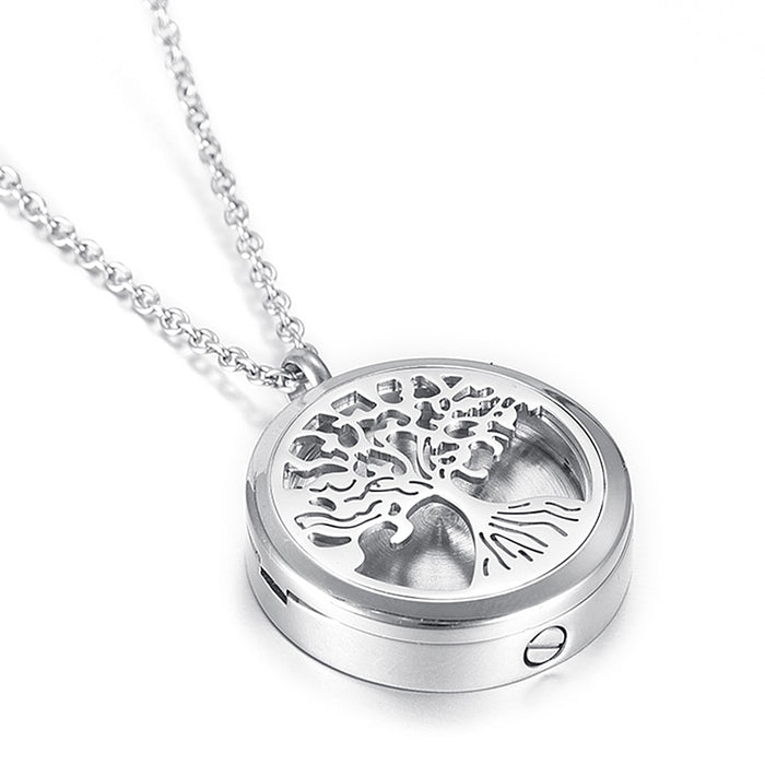 Tree of life Silver Memory Urn Locket Collection