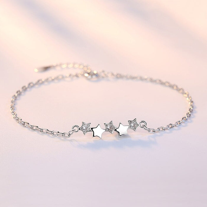 925  Sterling Silver Mini stars Bracelet