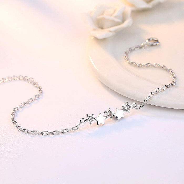 925  Sterling Silver Mini stars Bracelet